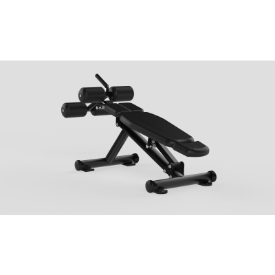 Adj Decline Bench Black 2