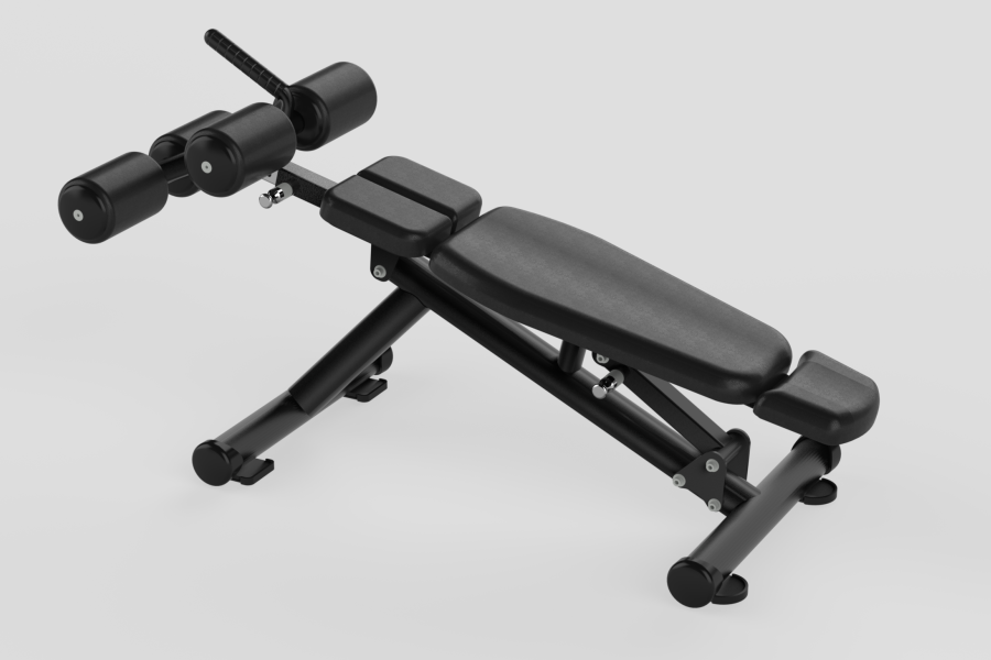 Adj Decline Bench Black