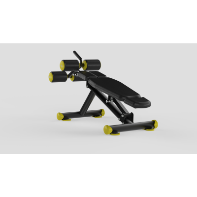 Adj Decline Bench Yellow 2