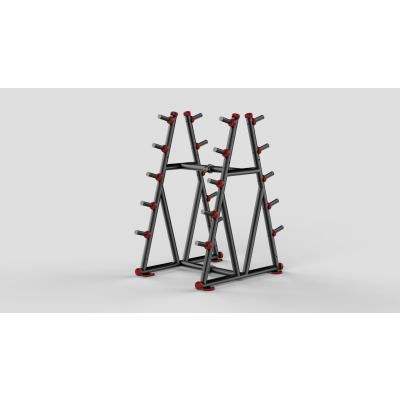 Barbell Rack Red
