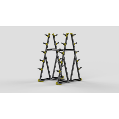 Barbell Rack Yellow 2
