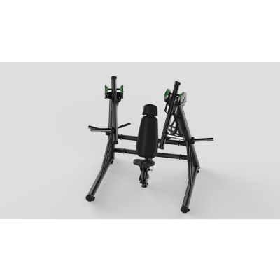 Decline Chest Press Black 2